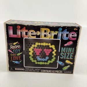 Lite Brite Mini Size Retro Toy Mini Pegs Art Template Unicorn Sundae 2023 Hasbro
